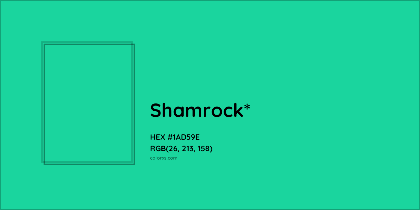 HEX #1AD59E Color Name, Color Code, Palettes, Similar Paints, Images