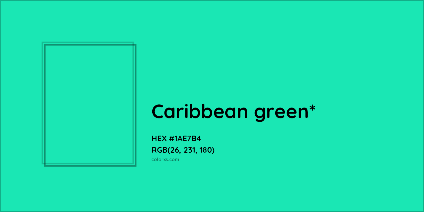 HEX #1AE7B4 Color Name, Color Code, Palettes, Similar Paints, Images