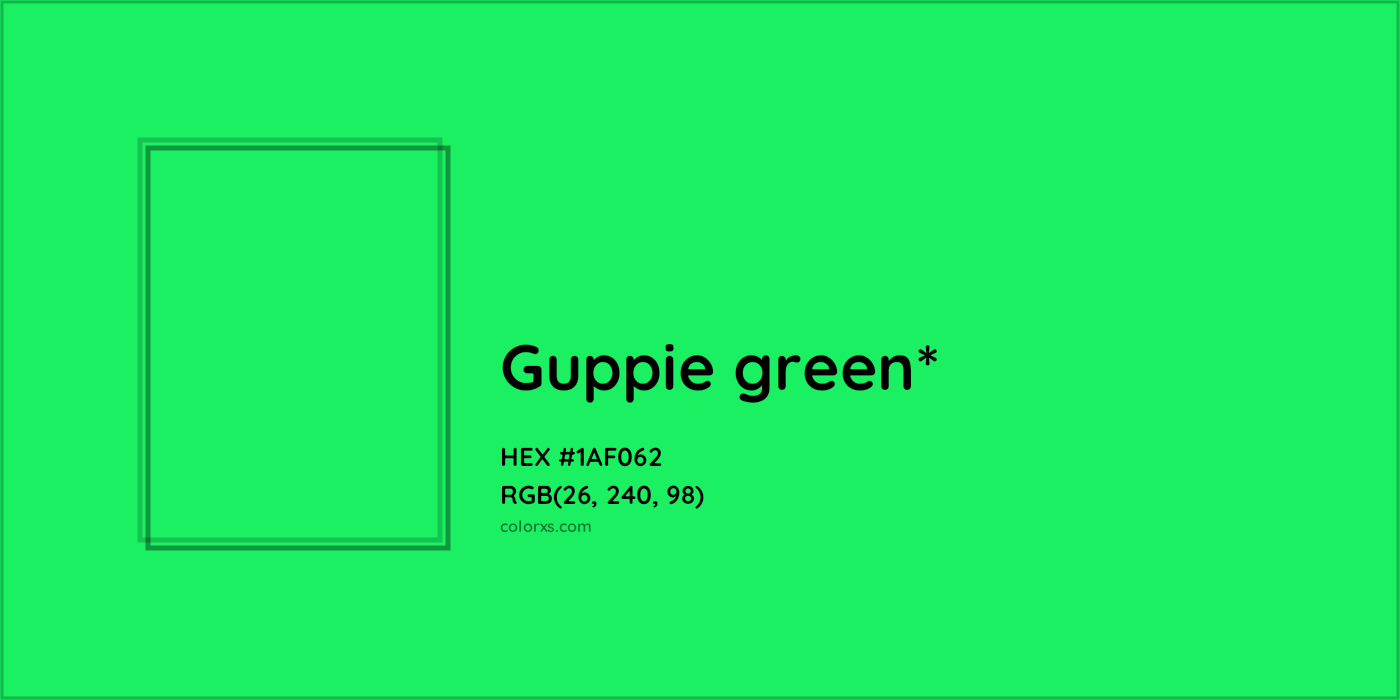 HEX #1AF062 Color Name, Color Code, Palettes, Similar Paints, Images