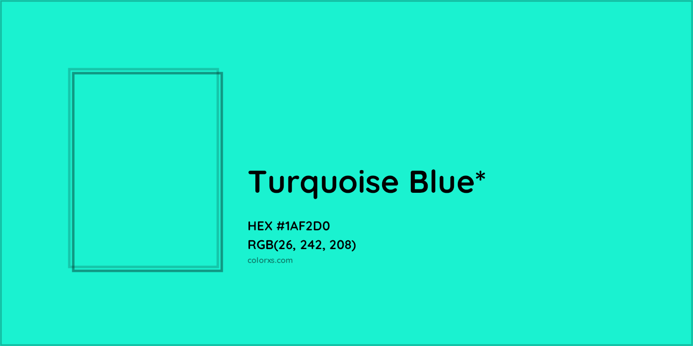 HEX #1AF2D0 Color Name, Color Code, Palettes, Similar Paints, Images