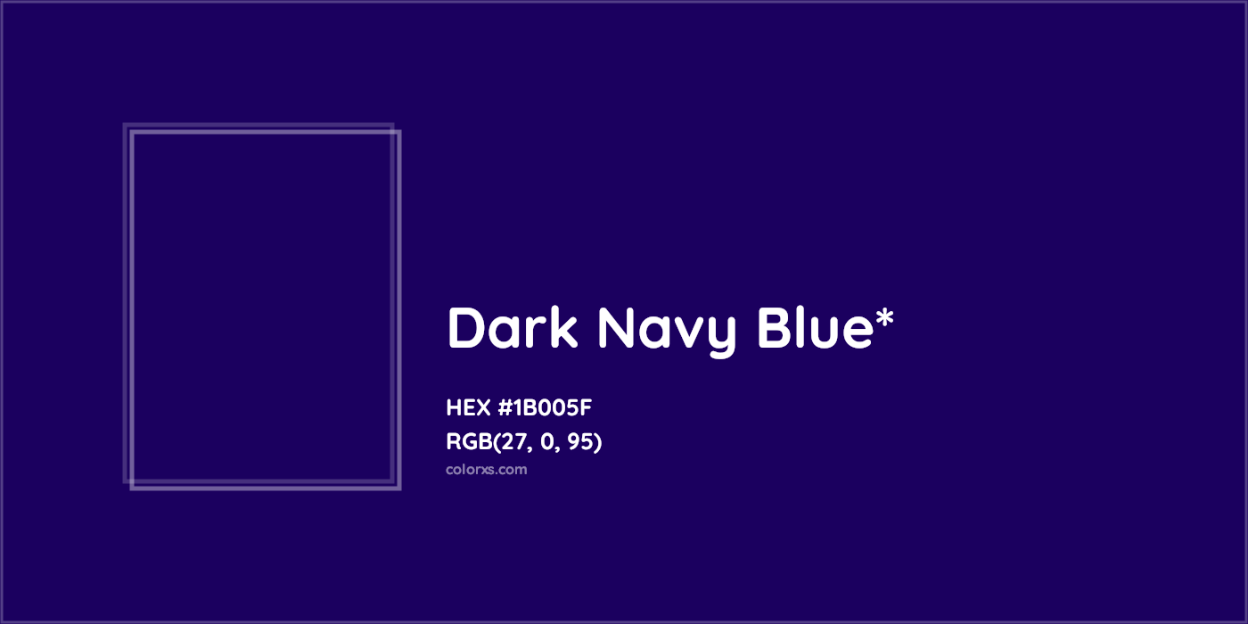 HEX #1B005F Color Name, Color Code, Palettes, Similar Paints, Images