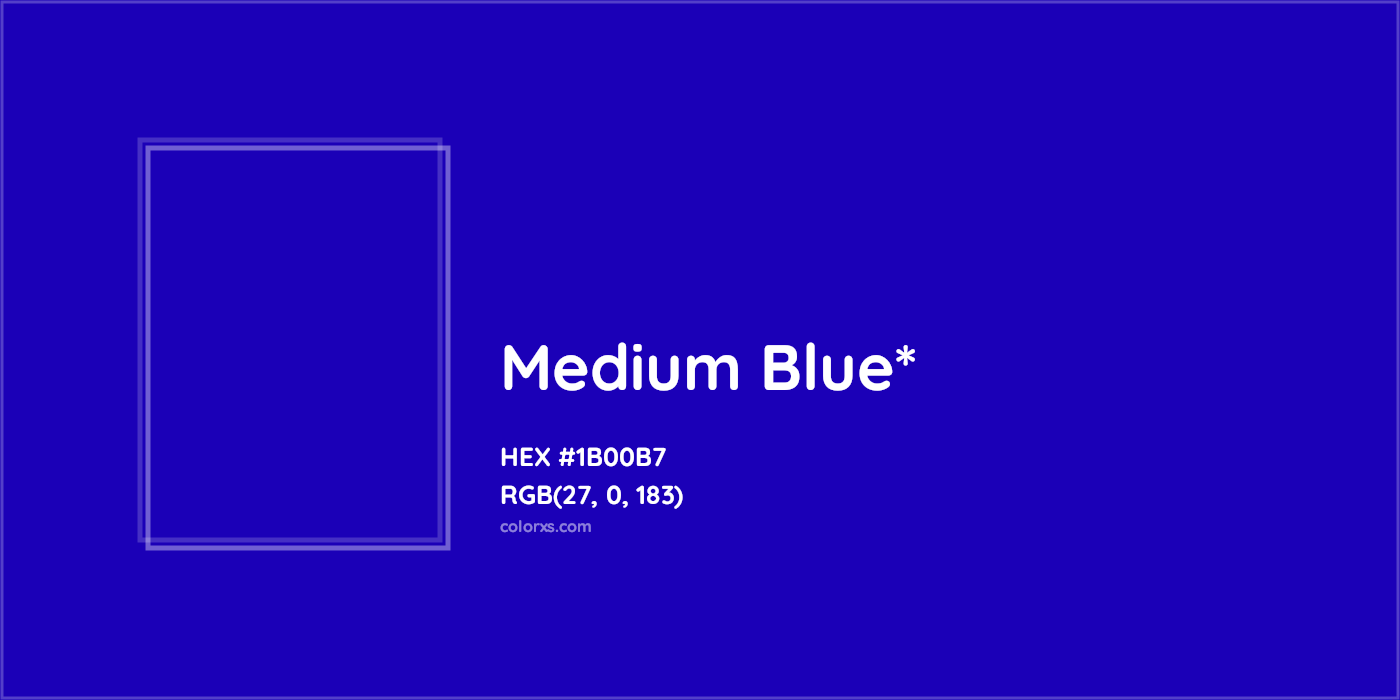 HEX #1B00B7 Color Name, Color Code, Palettes, Similar Paints, Images