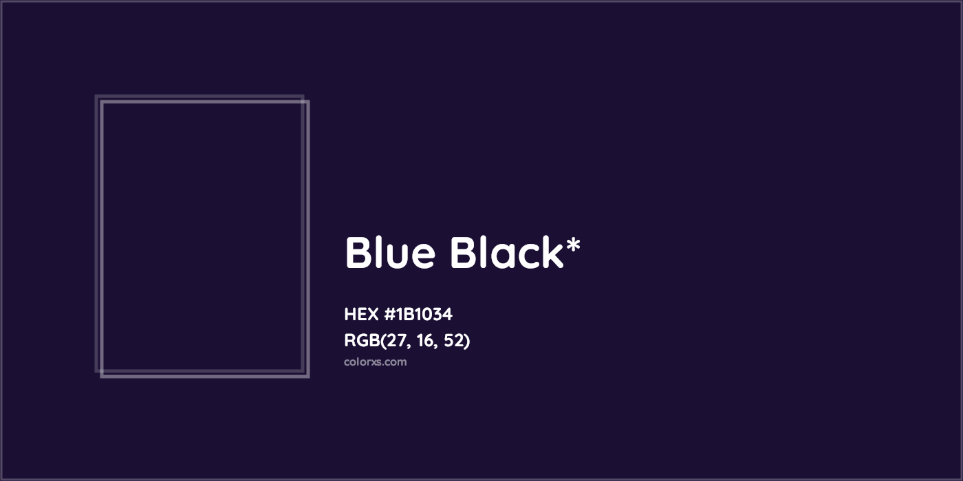 HEX #1B1034 Color Name, Color Code, Palettes, Similar Paints, Images