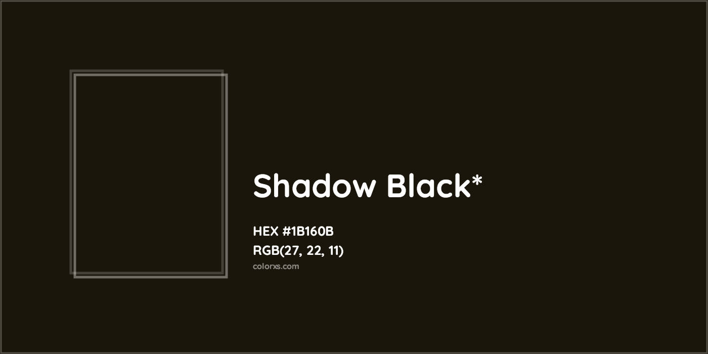 HEX #1B160B Color Name, Color Code, Palettes, Similar Paints, Images