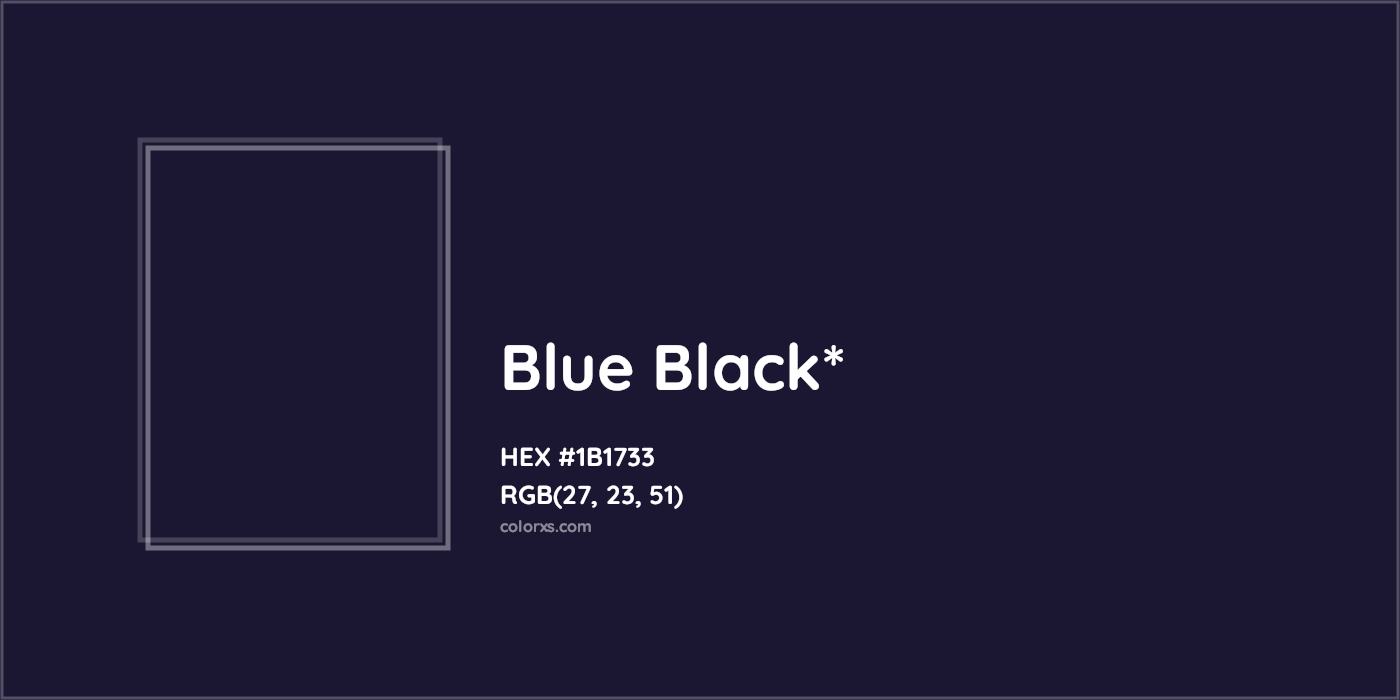 HEX #1B1733 Color Name, Color Code, Palettes, Similar Paints, Images