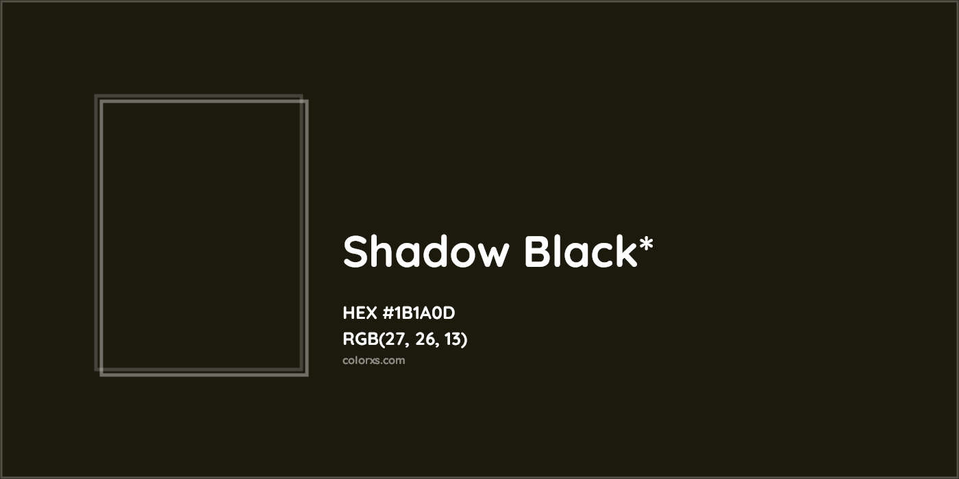 HEX #1B1A0D Color Name, Color Code, Palettes, Similar Paints, Images