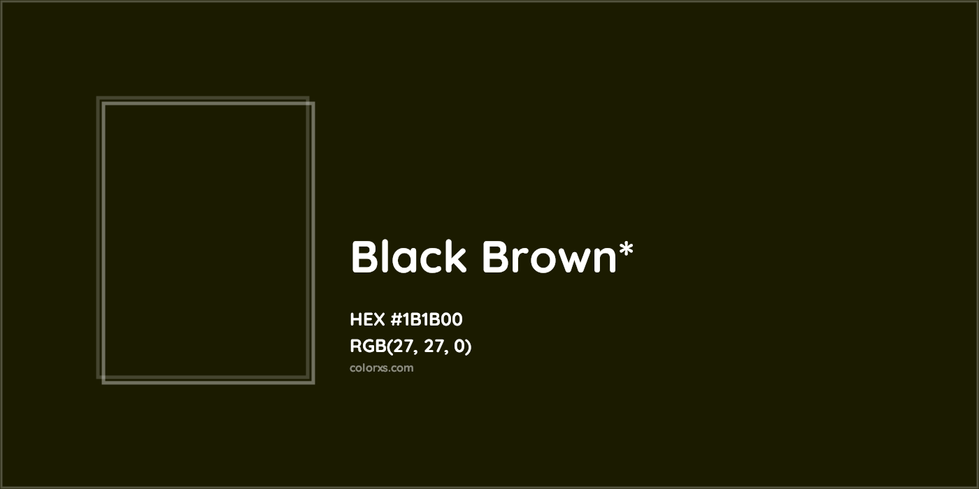 HEX #1B1B00 Color Name, Color Code, Palettes, Similar Paints, Images