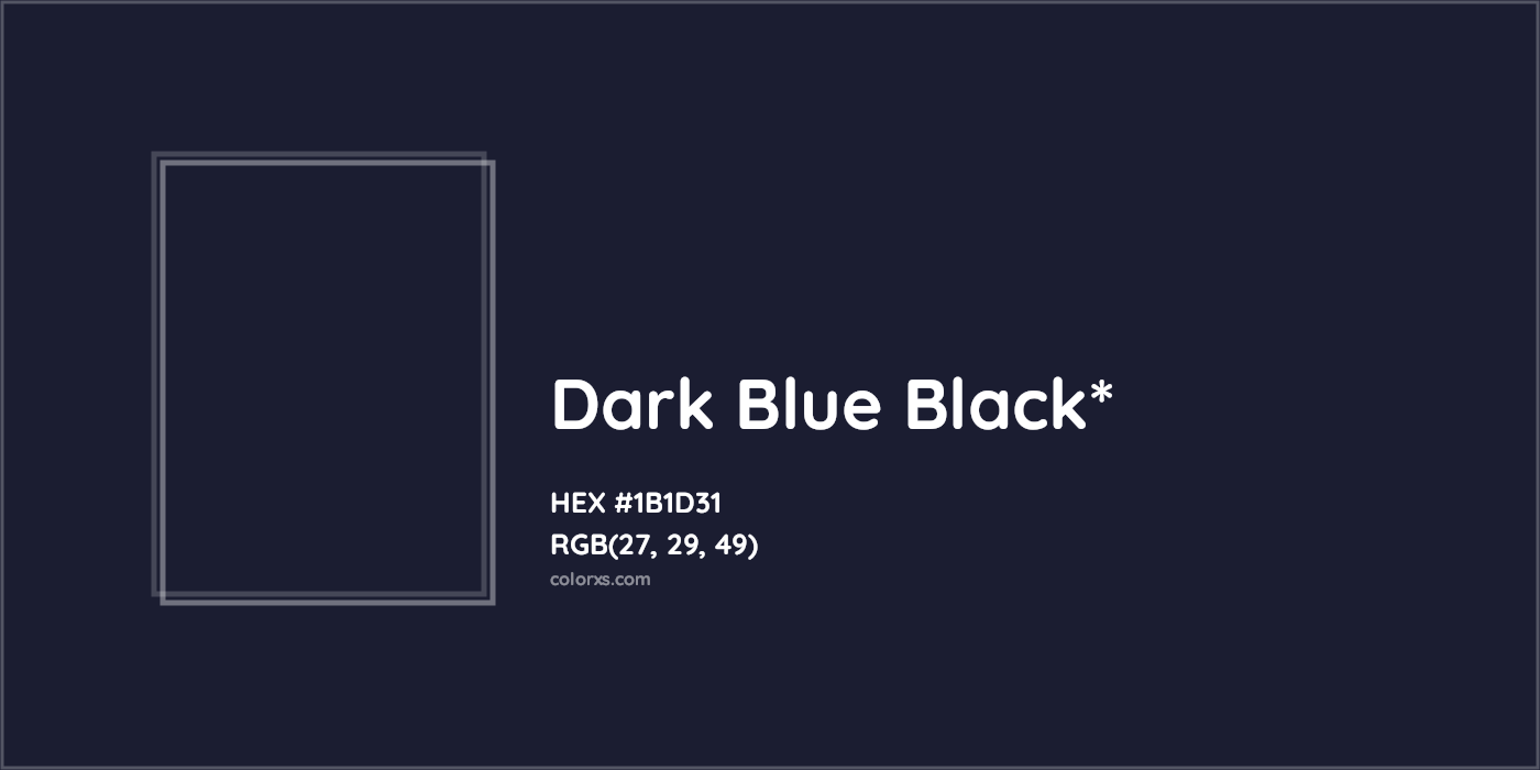 HEX #1B1D31 Color Name, Color Code, Palettes, Similar Paints, Images