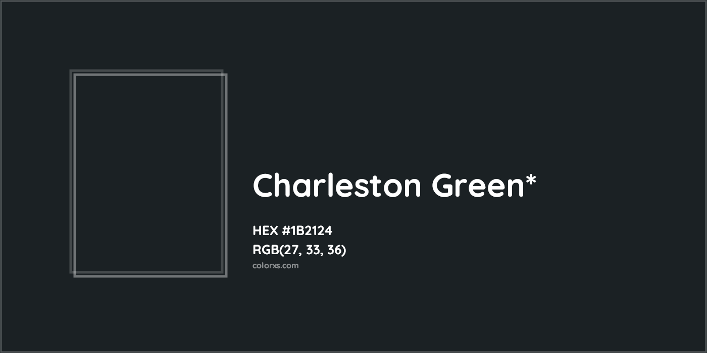 HEX #1B2124 Color Name, Color Code, Palettes, Similar Paints, Images