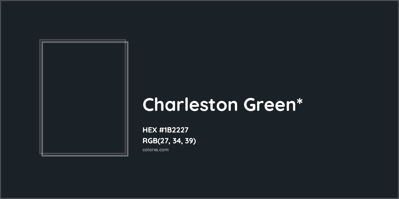 HEX #1B2227 Color Name, Color Code, Palettes, Similar Paints, Images