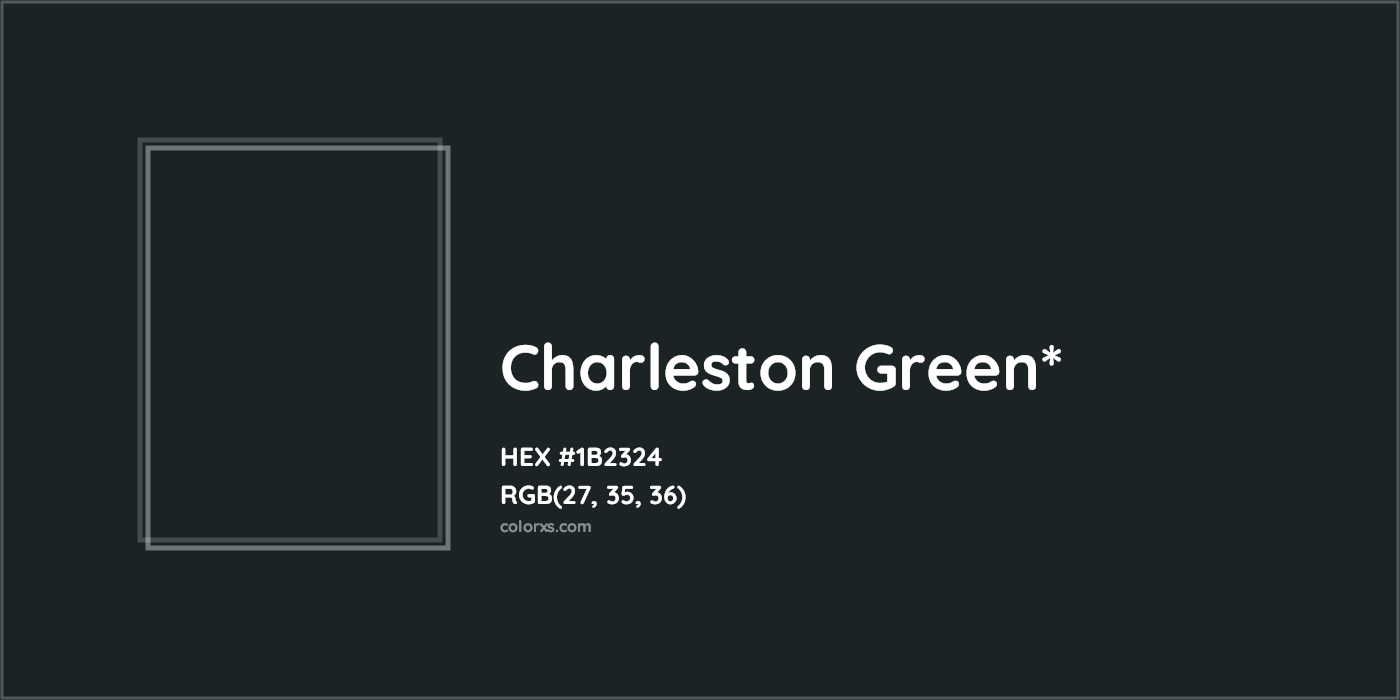 HEX #1B2324 Color Name, Color Code, Palettes, Similar Paints, Images