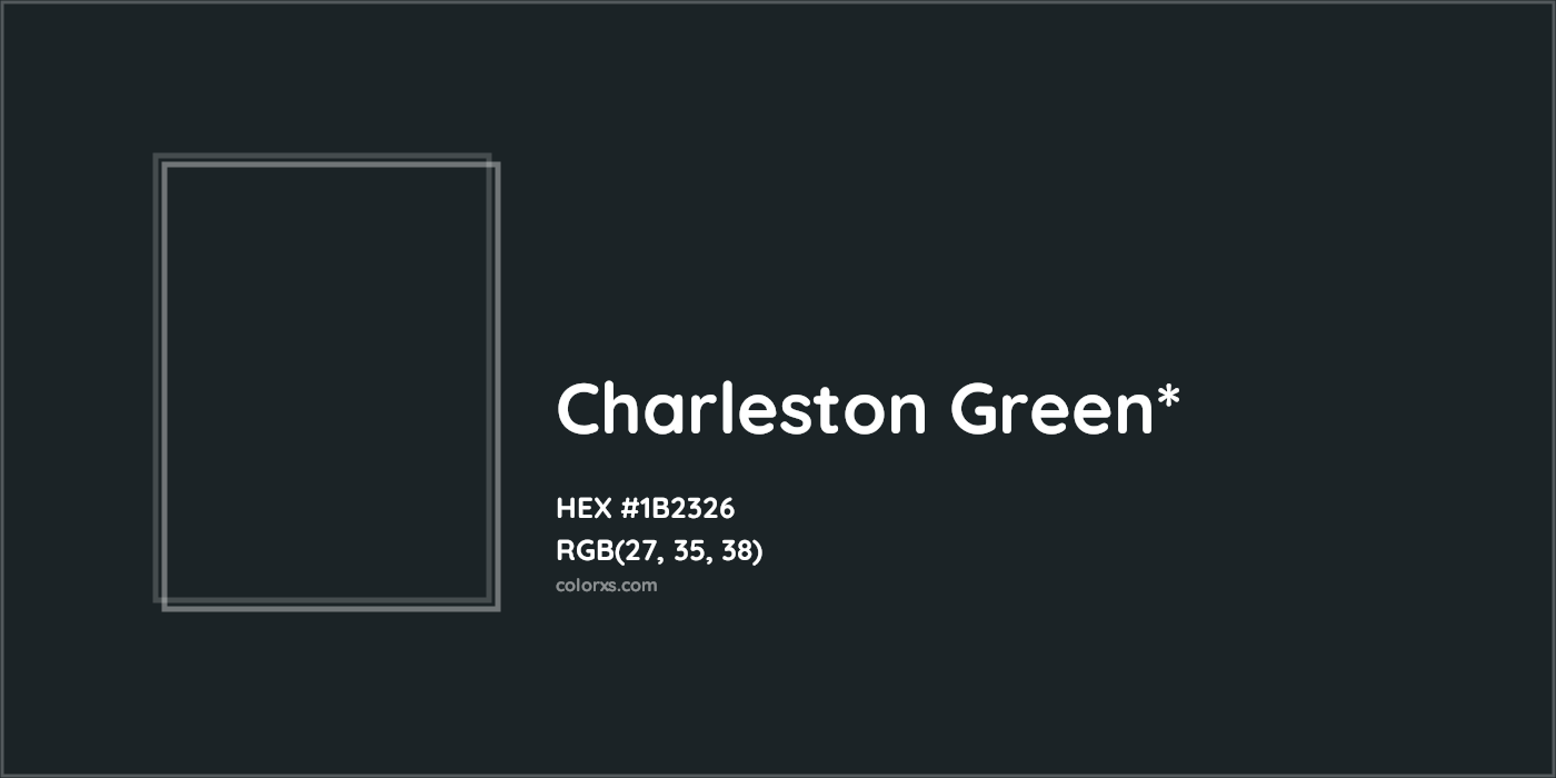 HEX #1B2326 Color Name, Color Code, Palettes, Similar Paints, Images