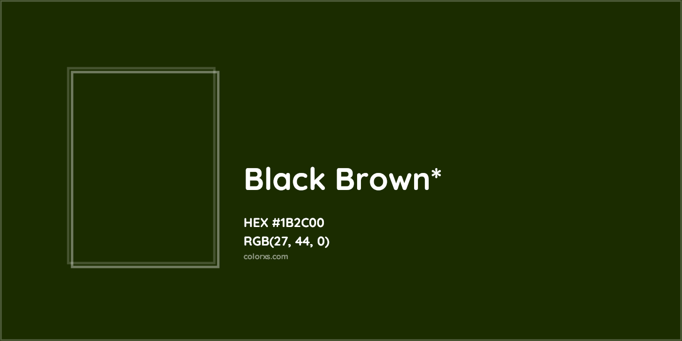 HEX #1B2C00 Color Name, Color Code, Palettes, Similar Paints, Images