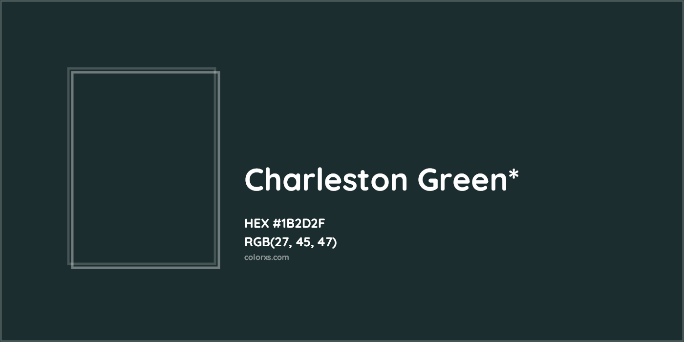HEX #1B2D2F Color Name, Color Code, Palettes, Similar Paints, Images