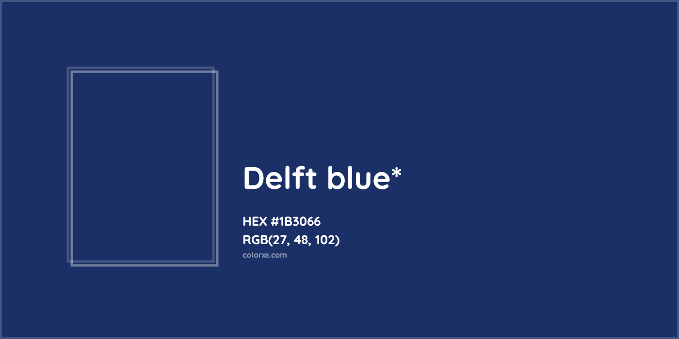HEX #1B3066 Color Name, Color Code, Palettes, Similar Paints, Images