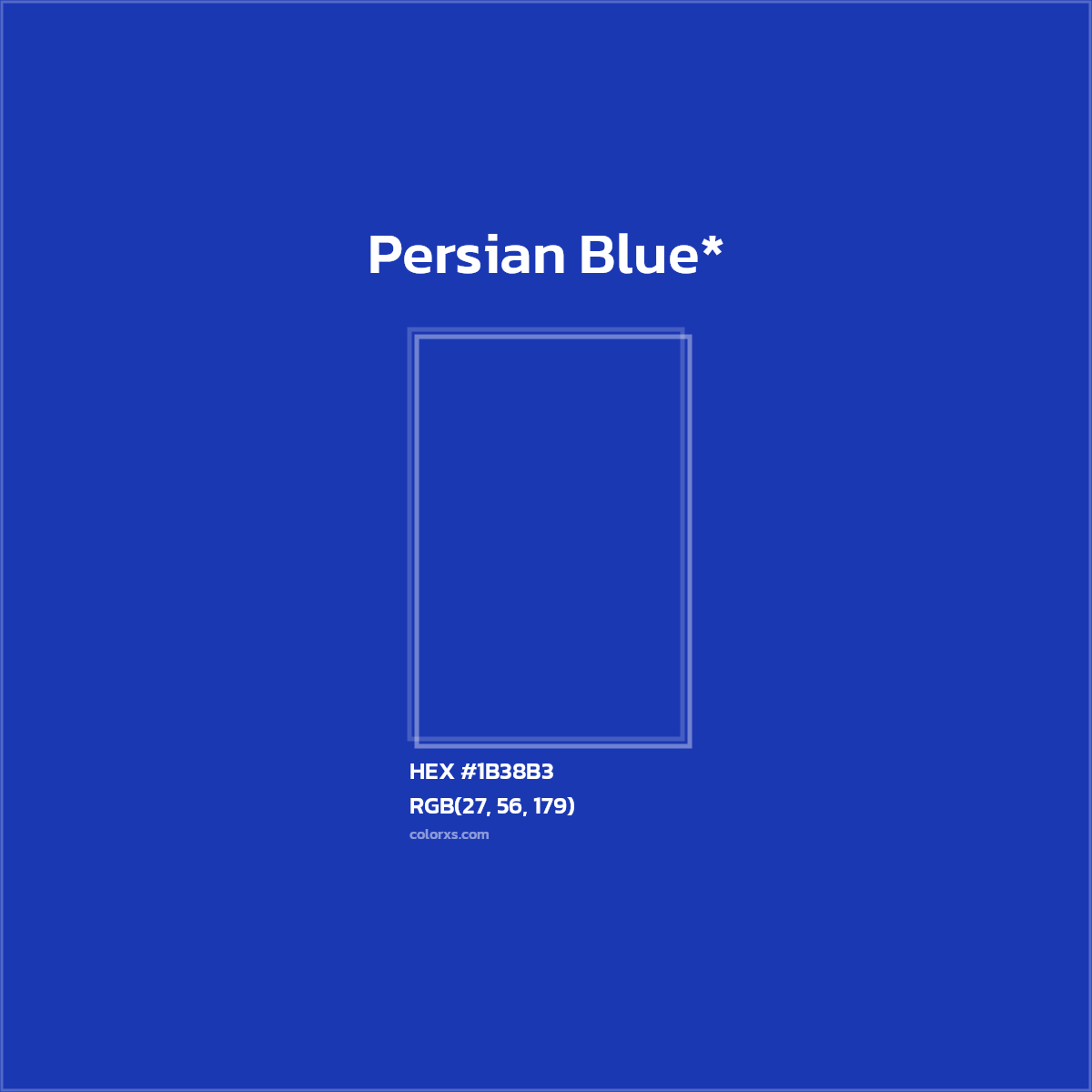 HEX #1B38B3 Color Name, Color Code, Palettes, Similar Paints, Images