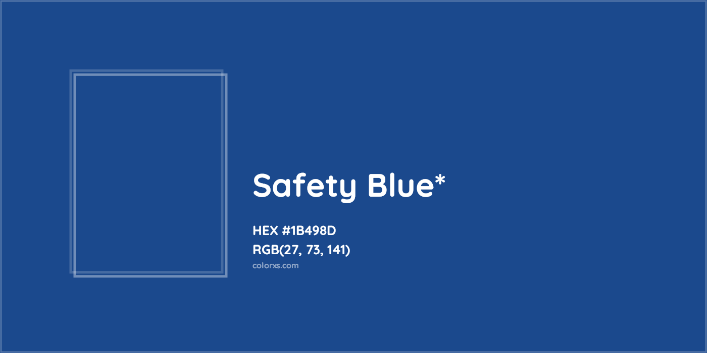 HEX #1B498D Color Name, Color Code, Palettes, Similar Paints, Images