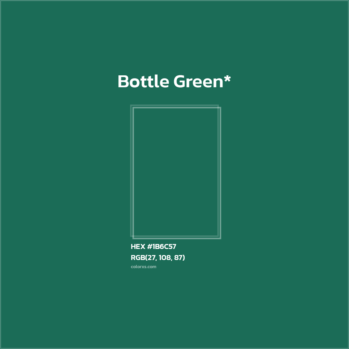 HEX #1B6C57 Color Name, Color Code, Palettes, Similar Paints, Images