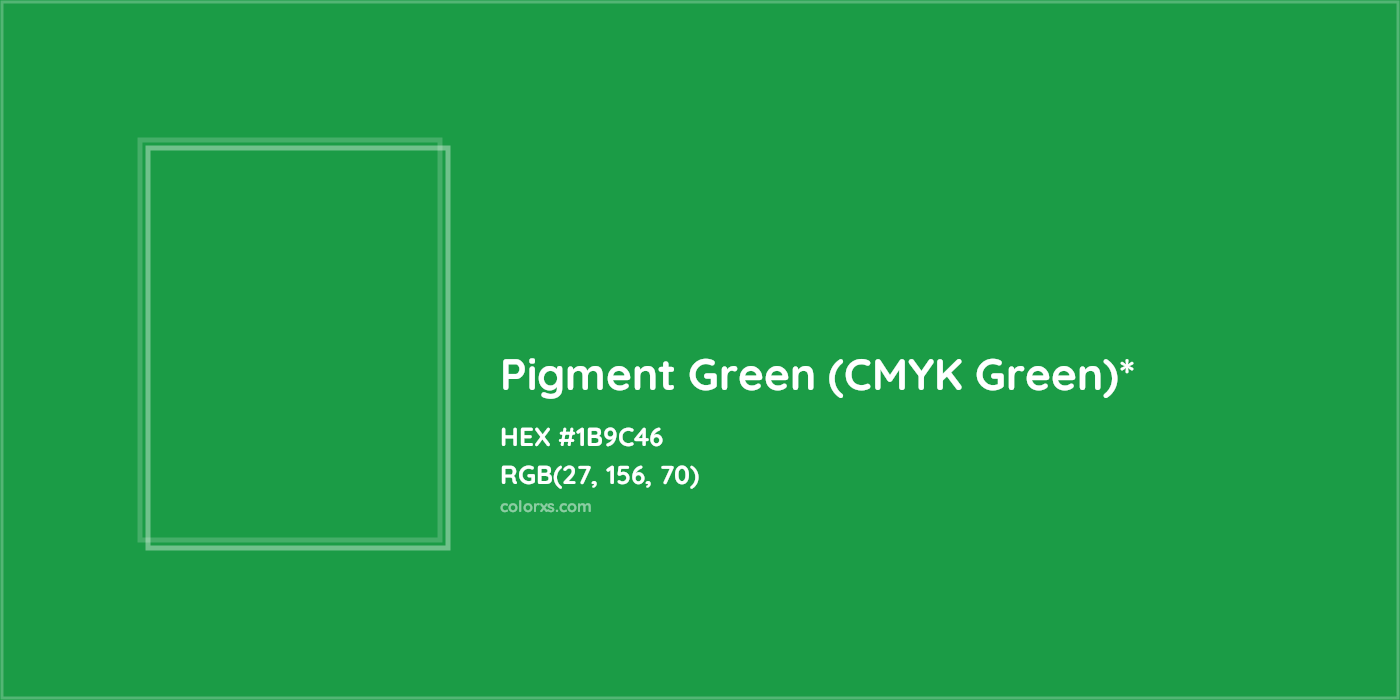 HEX #1B9C46 Color Name, Color Code, Palettes, Similar Paints, Images