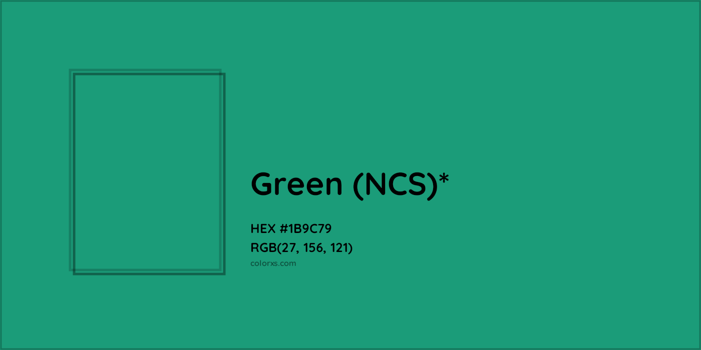 HEX #1B9C79 Color Name, Color Code, Palettes, Similar Paints, Images