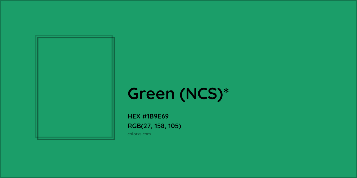 HEX #1B9E69 Color Name, Color Code, Palettes, Similar Paints, Images