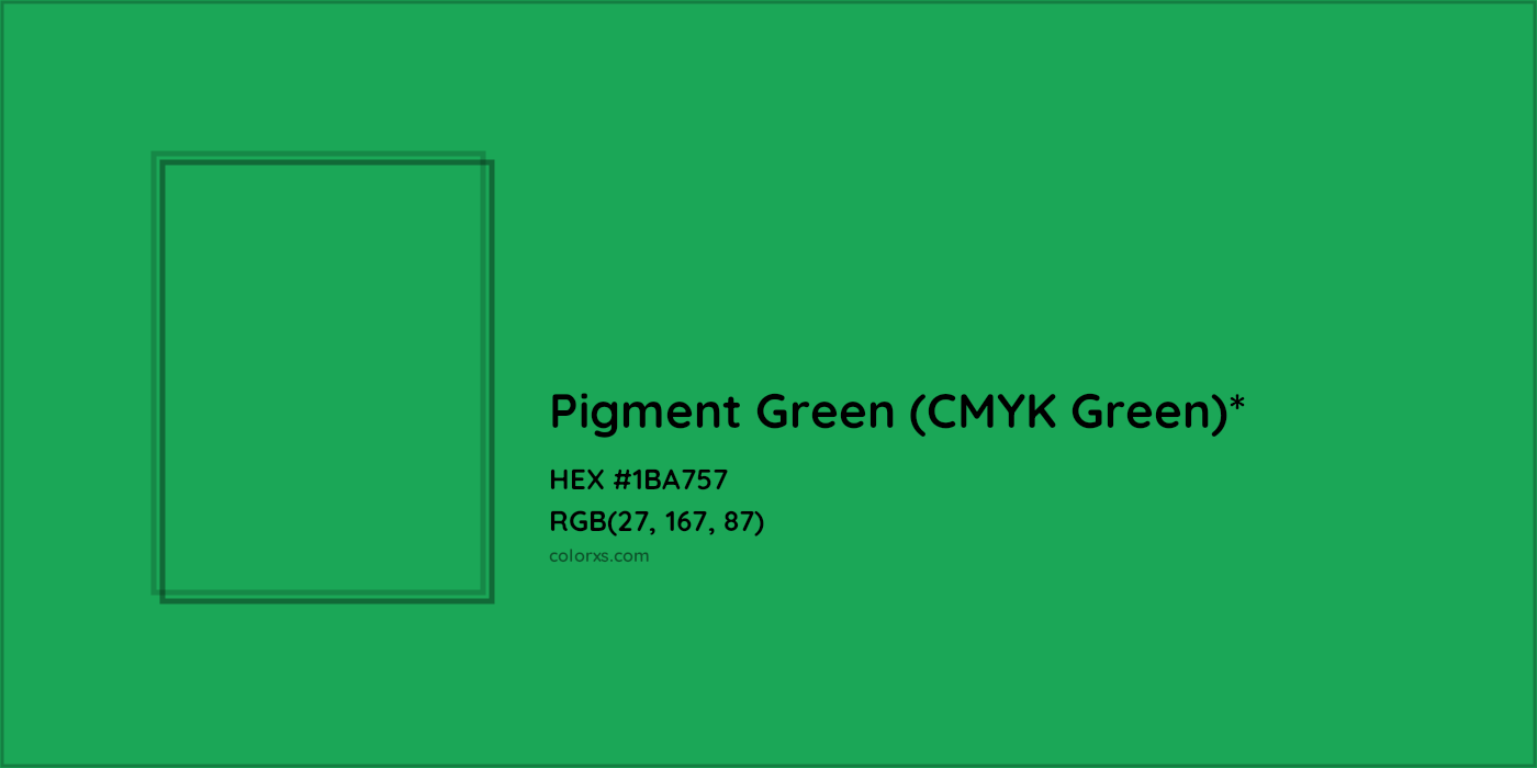 HEX #1BA757 Color Name, Color Code, Palettes, Similar Paints, Images