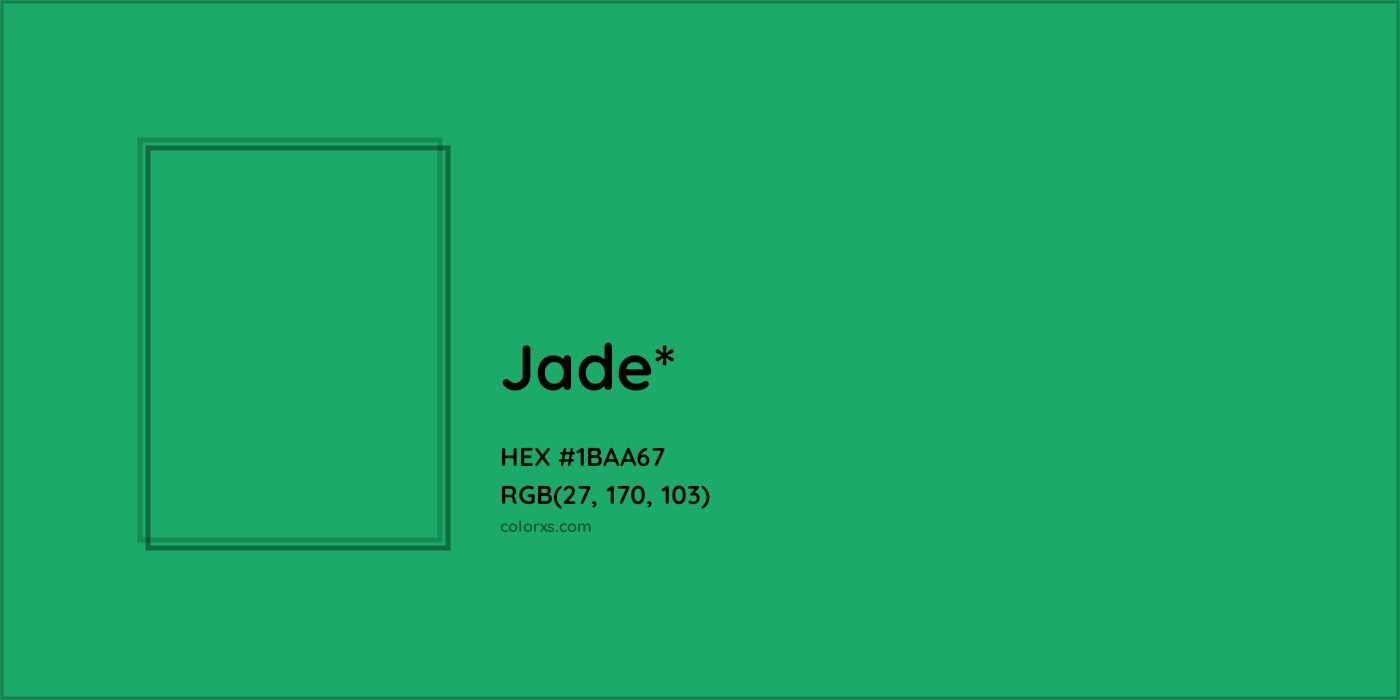 HEX #1BAA67 Color Name, Color Code, Palettes, Similar Paints, Images