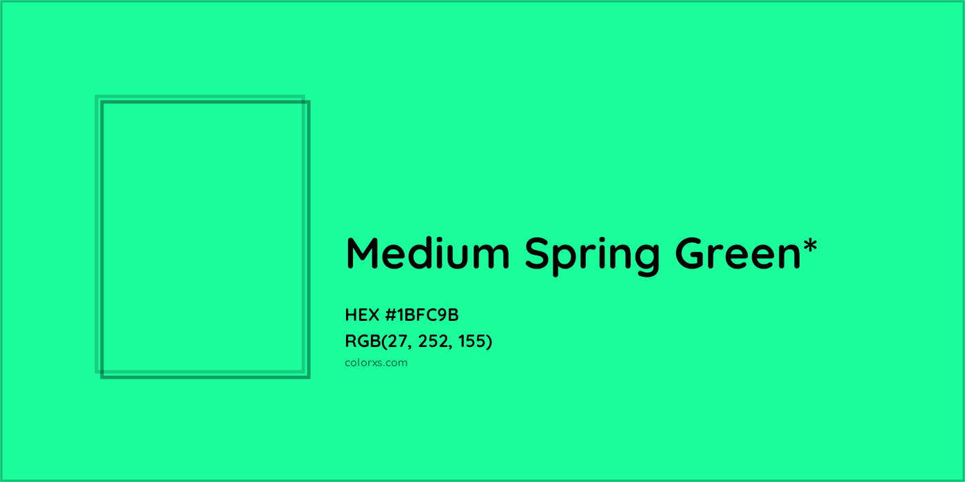 HEX #1BFC9B Color Name, Color Code, Palettes, Similar Paints, Images