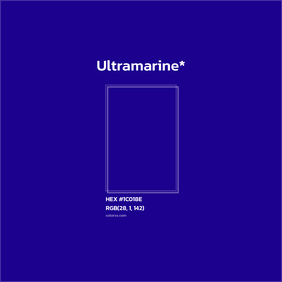 HEX #1C018E Color Name, Color Code, Palettes, Similar Paints, Images