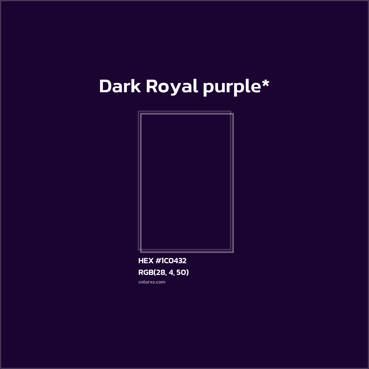 HEX #1C0432 Color Name, Color Code, Palettes, Similar Paints, Images