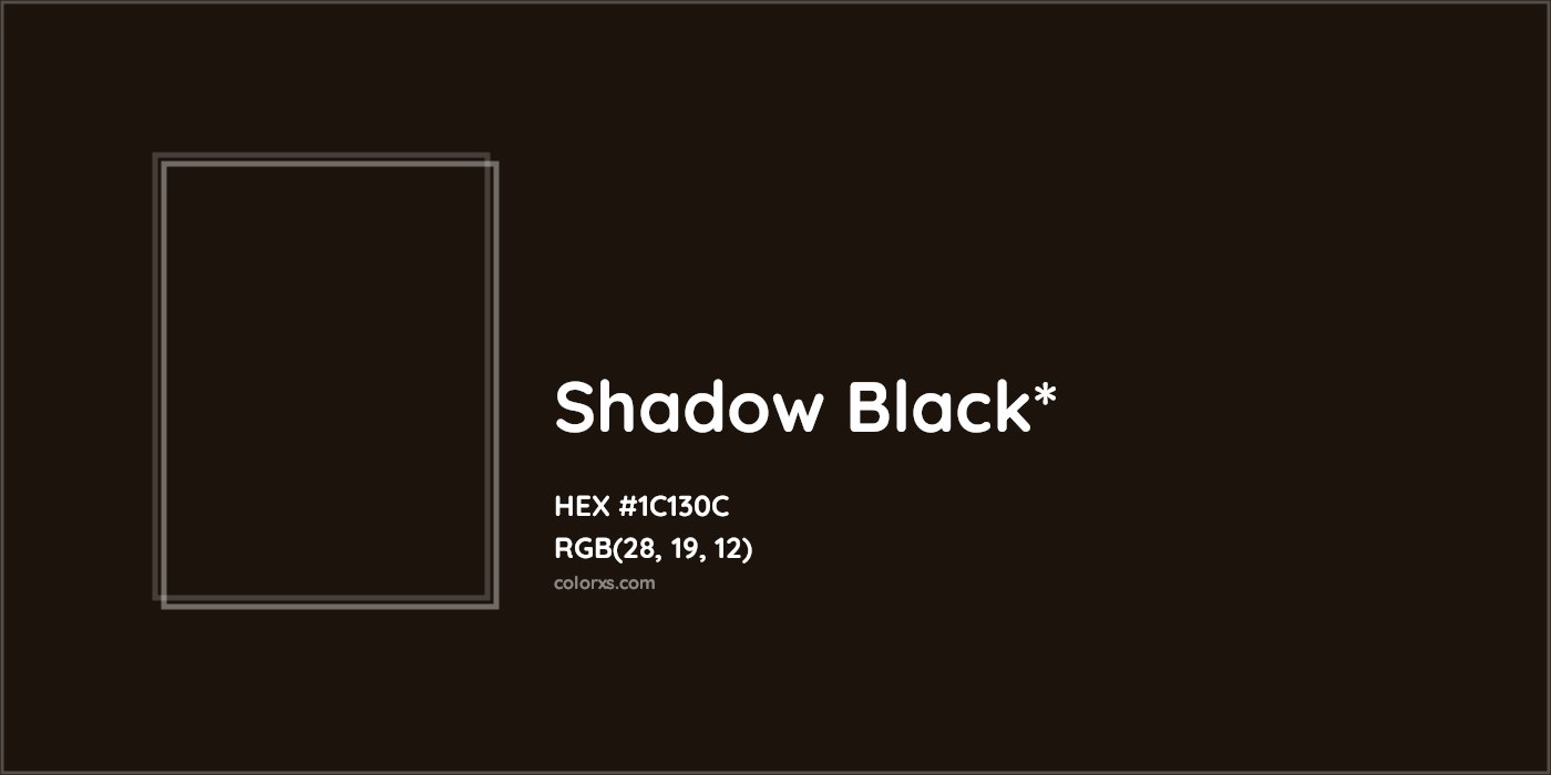 HEX #1C130C Color Name, Color Code, Palettes, Similar Paints, Images