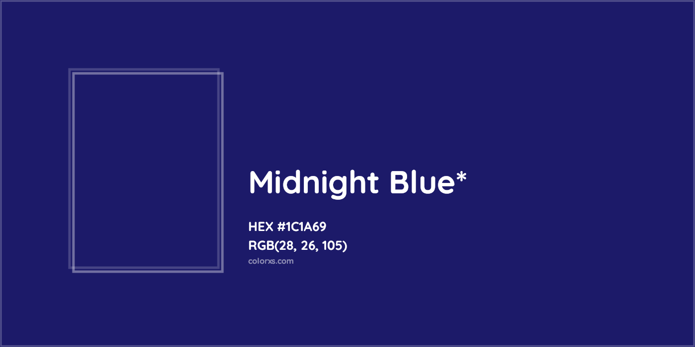 HEX #1C1A69 Color Name, Color Code, Palettes, Similar Paints, Images