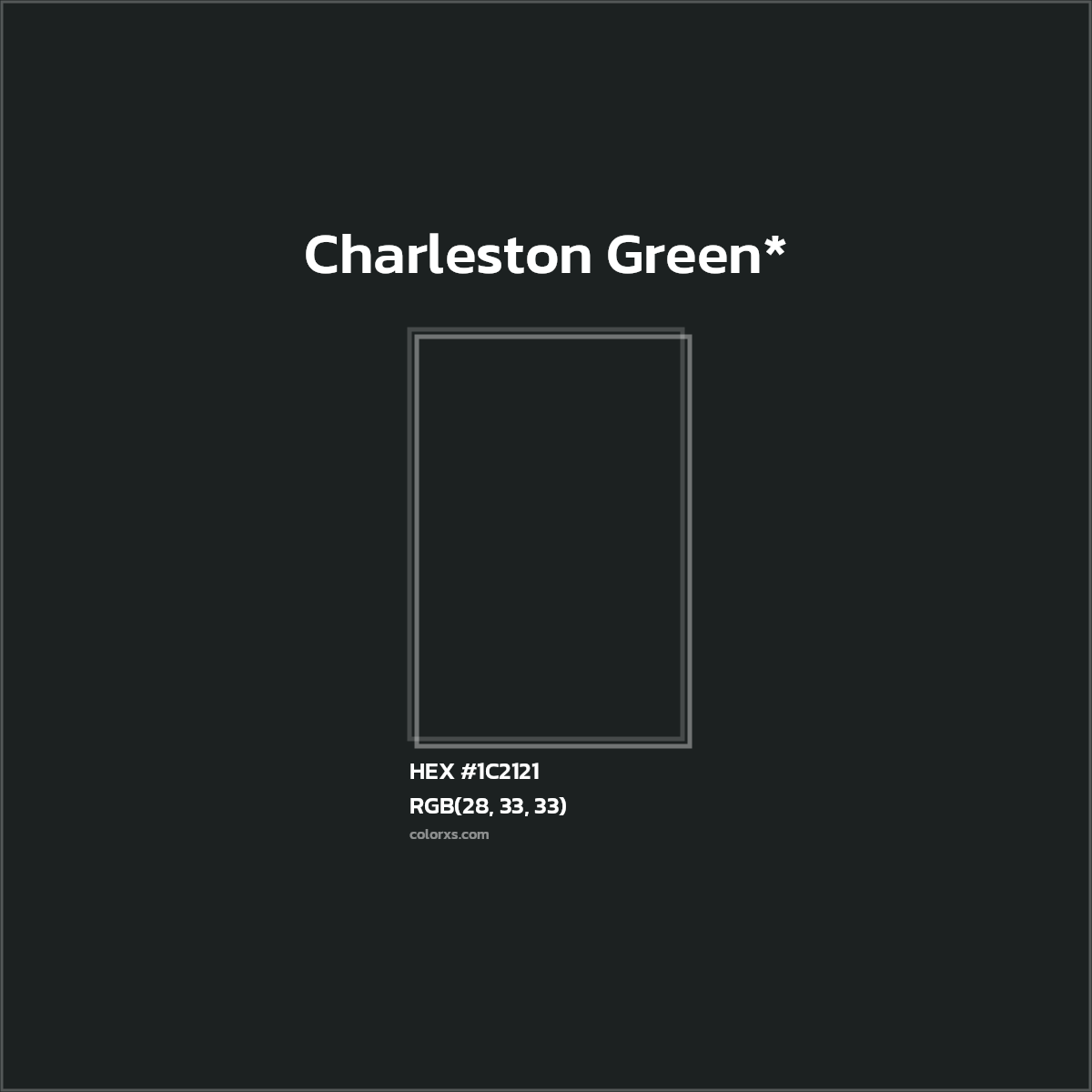 HEX #1C2121 Color Name, Color Code, Palettes, Similar Paints, Images
