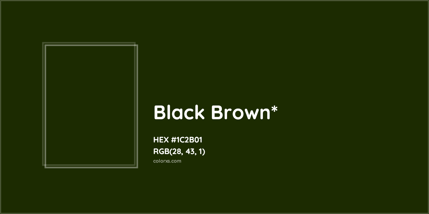 HEX #1C2B01 Color Name, Color Code, Palettes, Similar Paints, Images