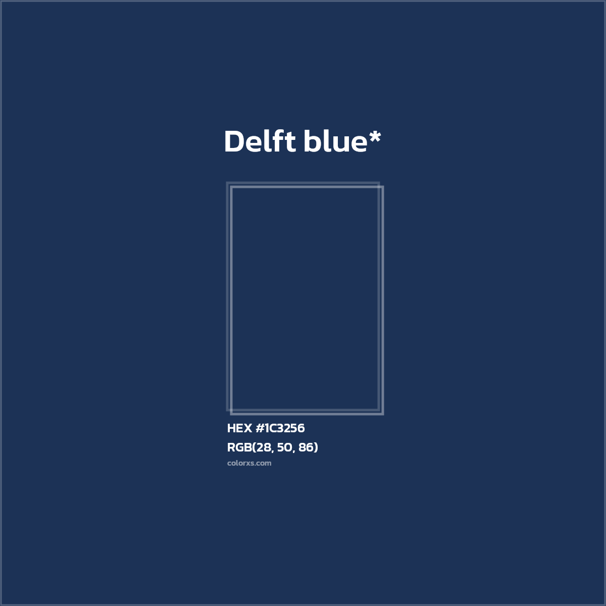 HEX #1C3256 Color Name, Color Code, Palettes, Similar Paints, Images
