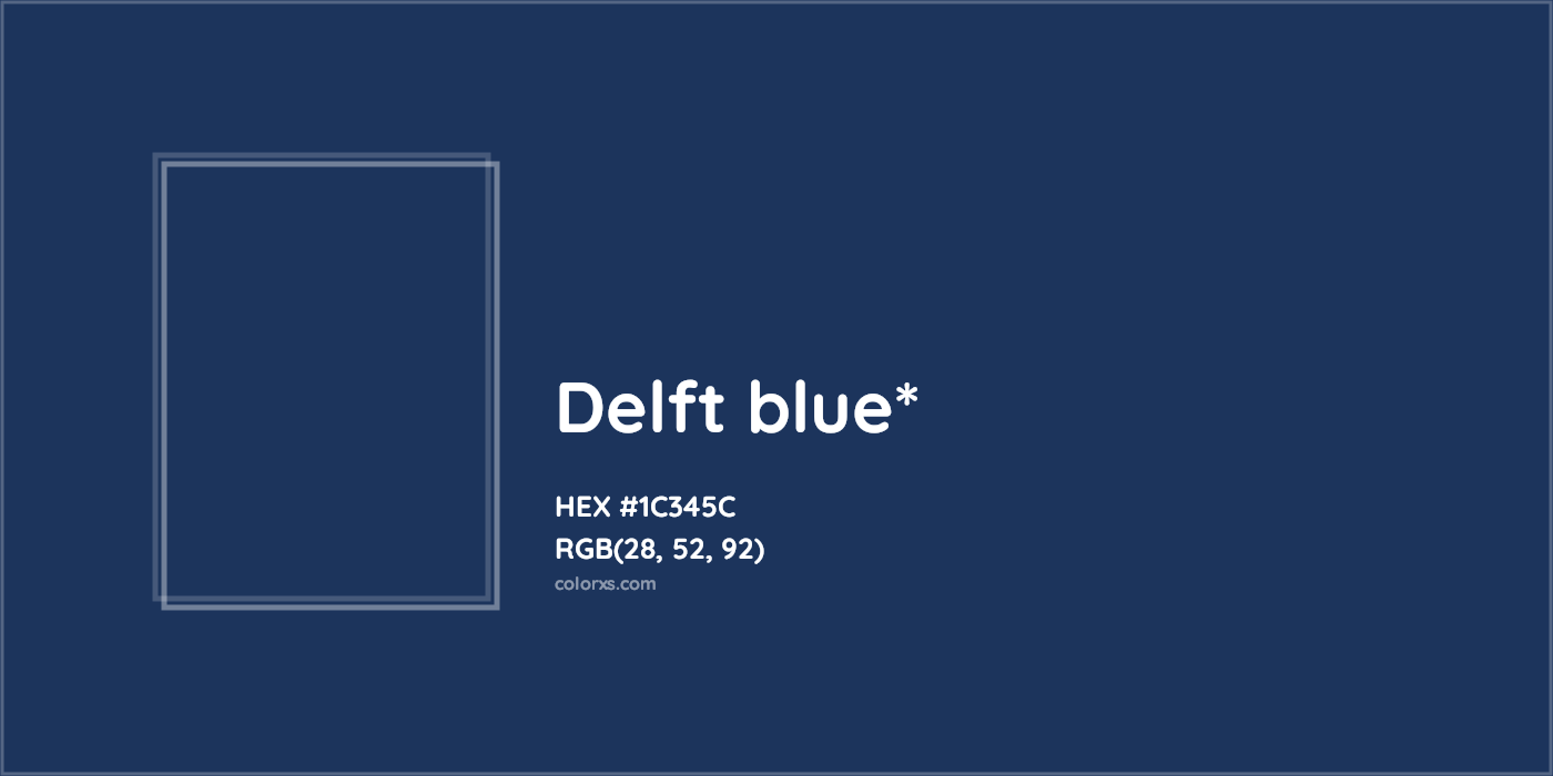 HEX #1C345C Color Name, Color Code, Palettes, Similar Paints, Images