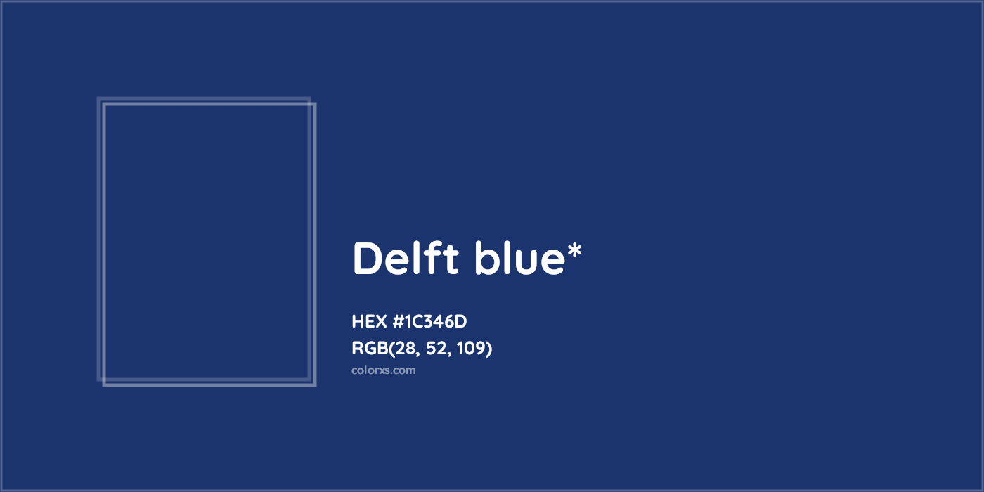 HEX #1C346D Color Name, Color Code, Palettes, Similar Paints, Images