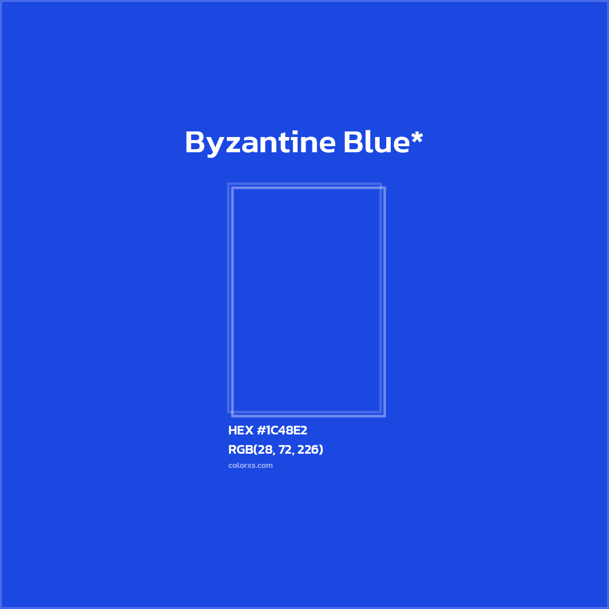 HEX #1C48E2 Color Name, Color Code, Palettes, Similar Paints, Images