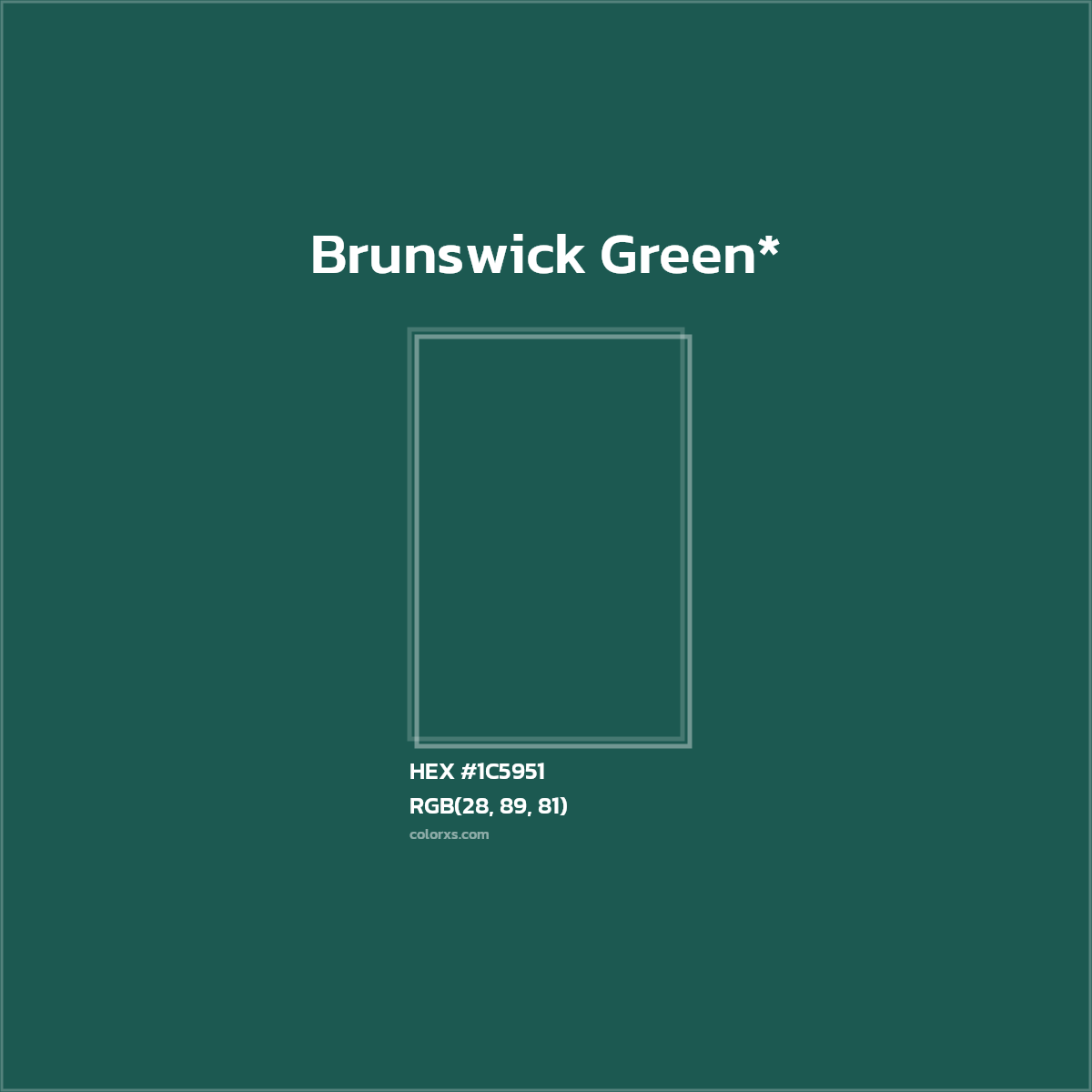 HEX #1C5951 Color Name, Color Code, Palettes, Similar Paints, Images