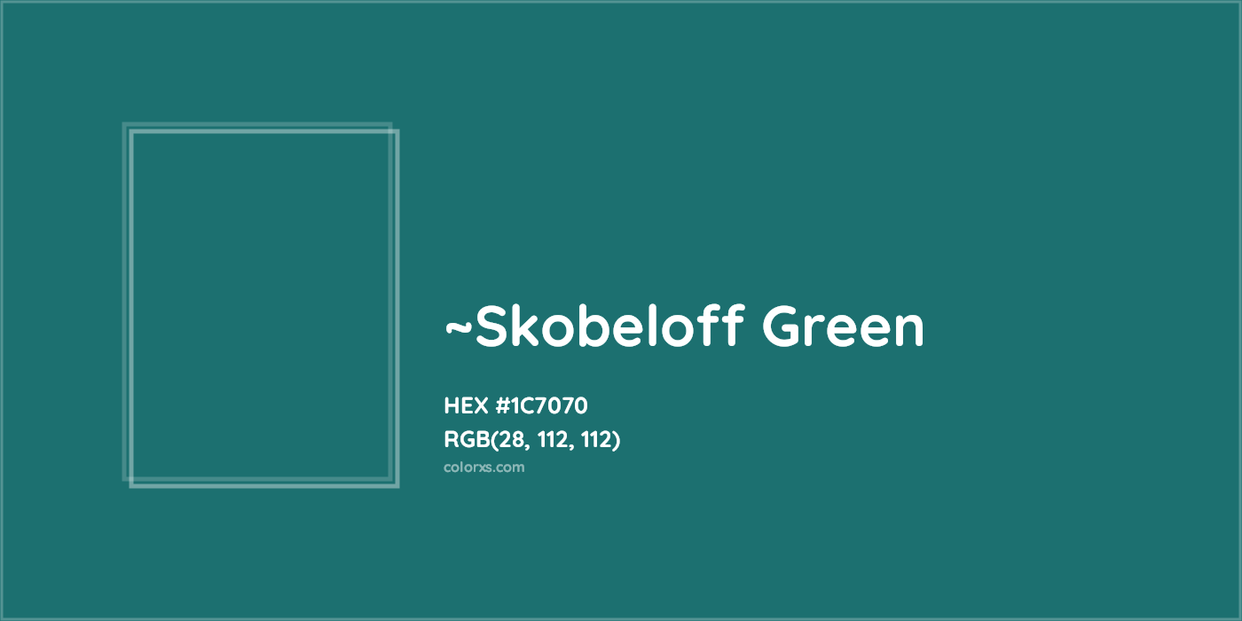 HEX #1C7070 Color Name, Color Code, Palettes, Similar Paints, Images