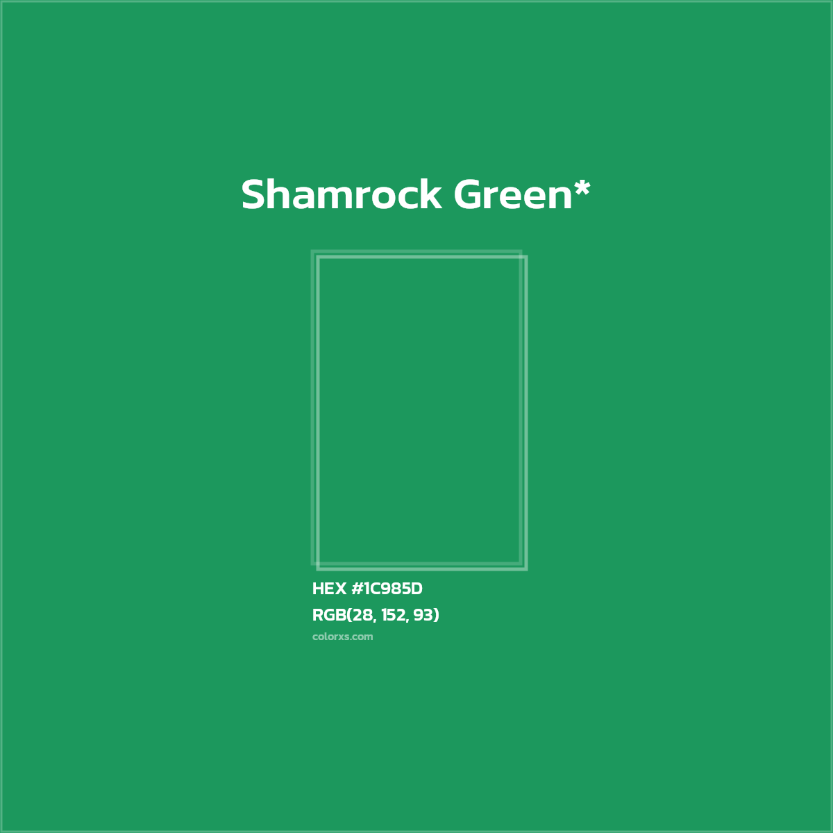 HEX #1C985D Color Name, Color Code, Palettes, Similar Paints, Images