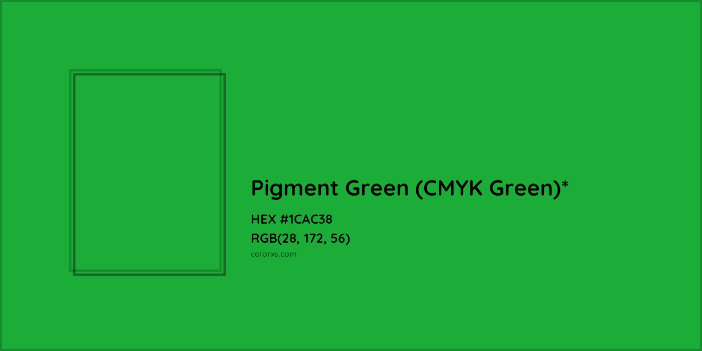 HEX #1CAC38 Color Name, Color Code, Palettes, Similar Paints, Images