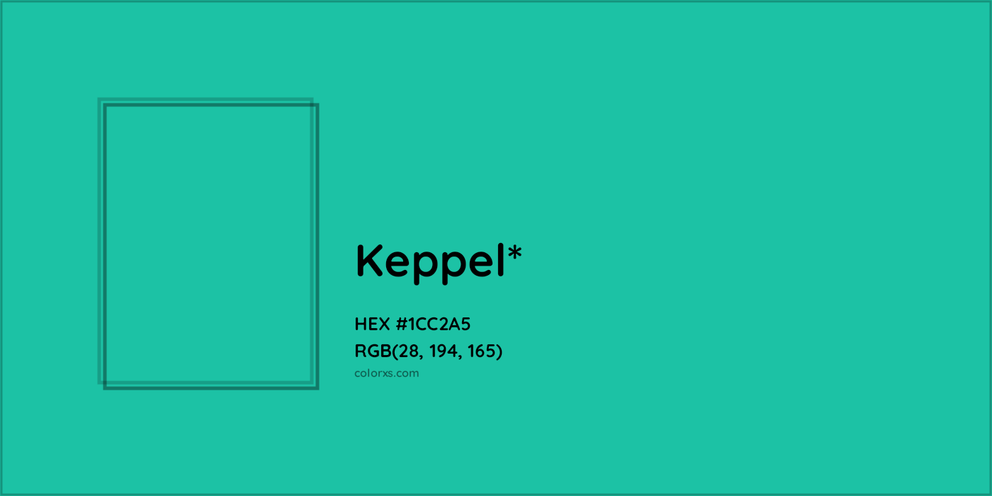 HEX #1CC2A5 Color Name, Color Code, Palettes, Similar Paints, Images