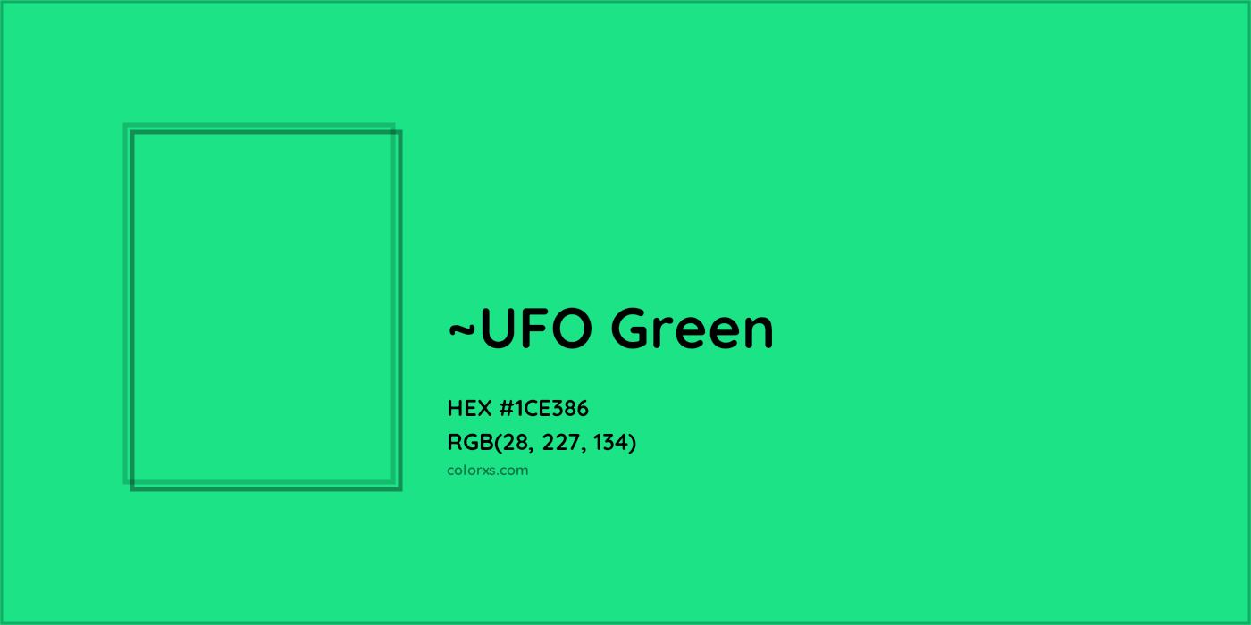 HEX #1CE386 Color Name, Color Code, Palettes, Similar Paints, Images