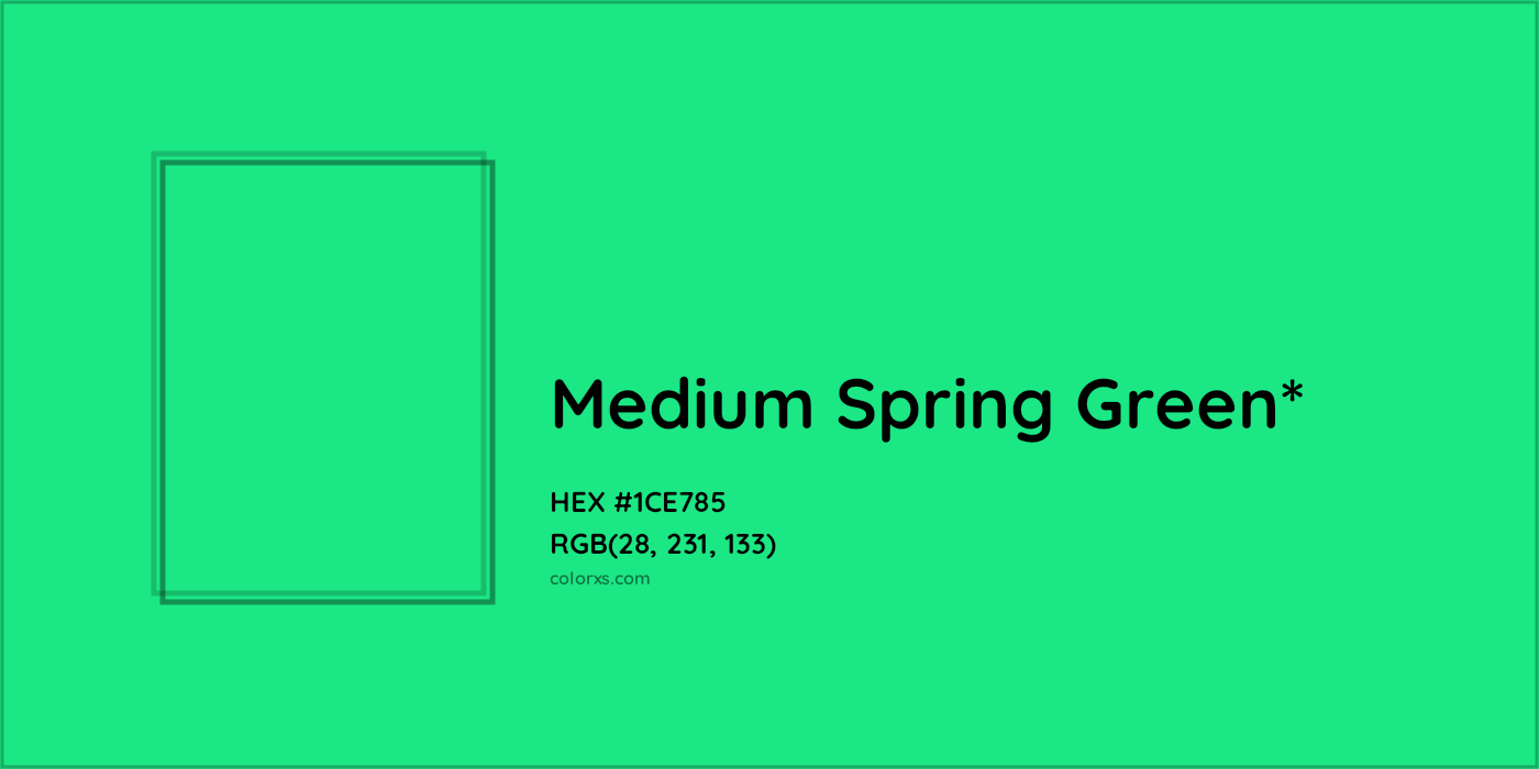 HEX #1CE785 Color Name, Color Code, Palettes, Similar Paints, Images