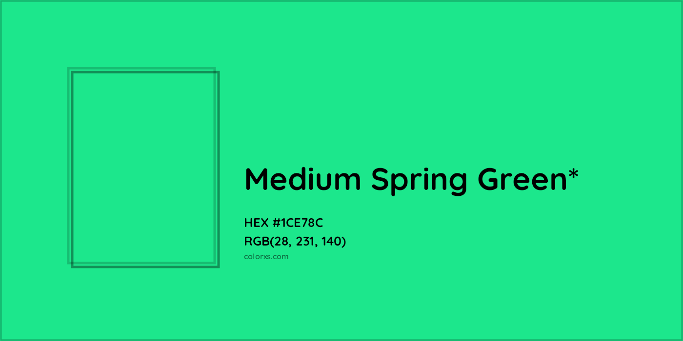 HEX #1CE78C Color Name, Color Code, Palettes, Similar Paints, Images