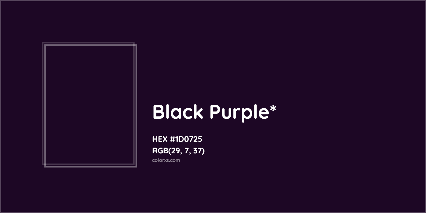HEX #1D0725 Color Name, Color Code, Palettes, Similar Paints, Images