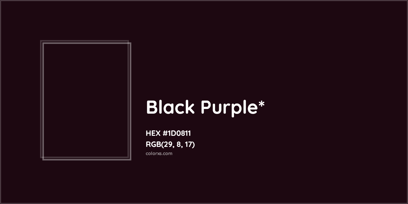 HEX #1D0811 Color Name, Color Code, Palettes, Similar Paints, Images
