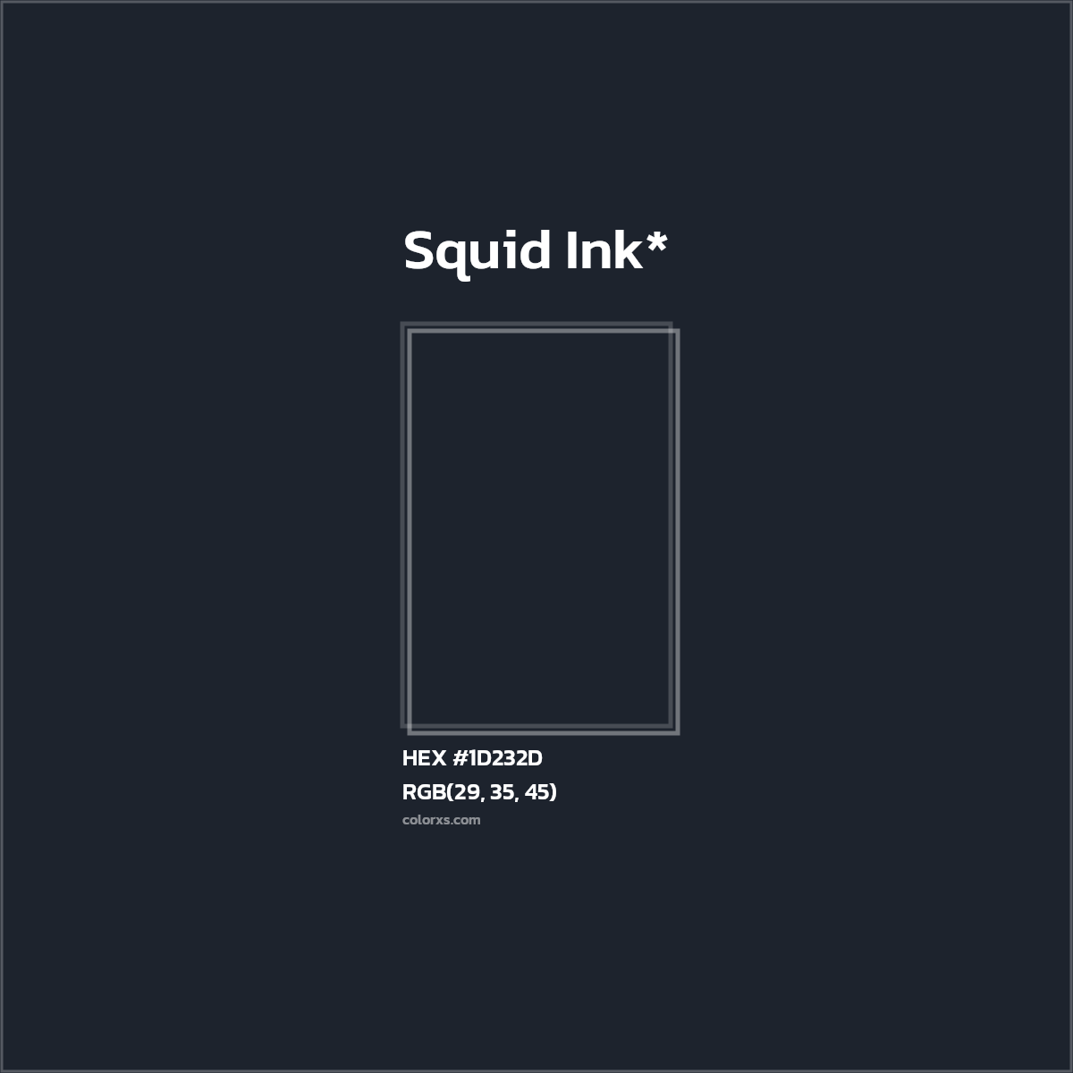 HEX #1D232D Color Name, Color Code, Palettes, Similar Paints, Images
