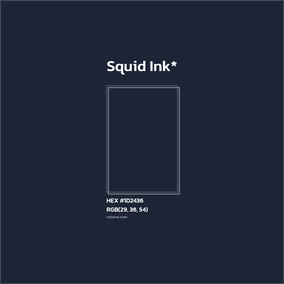 HEX #1D2436 Color Name, Color Code, Palettes, Similar Paints, Images
